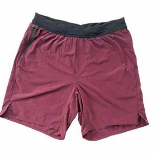 Ten Thousand Interval Short in Maroon (Large, w/ Liner)